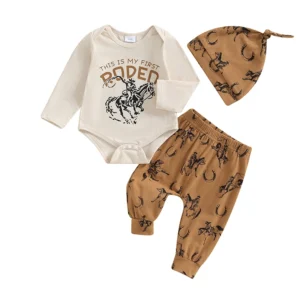 Boy's 3 Piece Outfit--0-18 Mo.