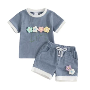 Toddler Girl Summer Shorts Outfit