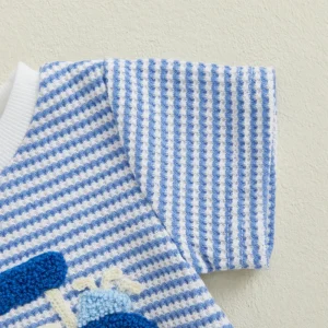 Toddler Boy Lightweight Cotton Romper