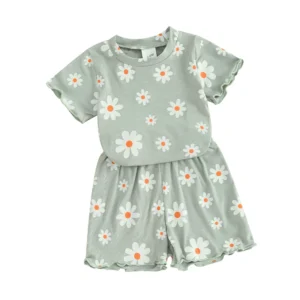 Girl Summer Shorts Set