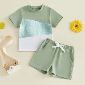 Boys Summer Shorts Set