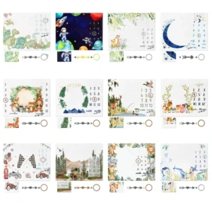 Milestones Blanket--Monthly First Year Commemorative Blanket