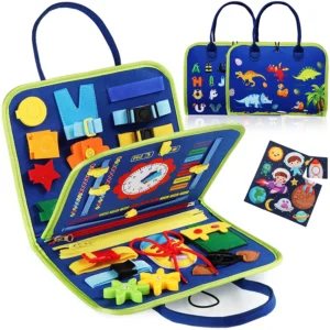 Busy Board--Sensory Activity Board for Toddlers