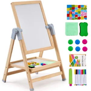 Standing Magnetic Easel with Painting Accessories